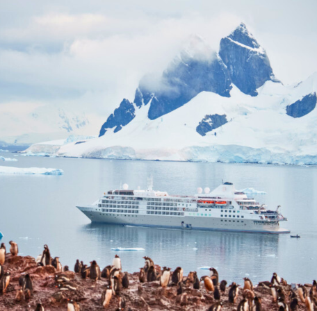silversea cruise ship in water